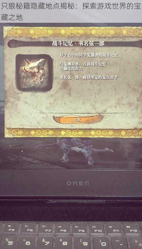 只狼秘籍隐藏地点揭秘:探索游戏世界的宝藏之地